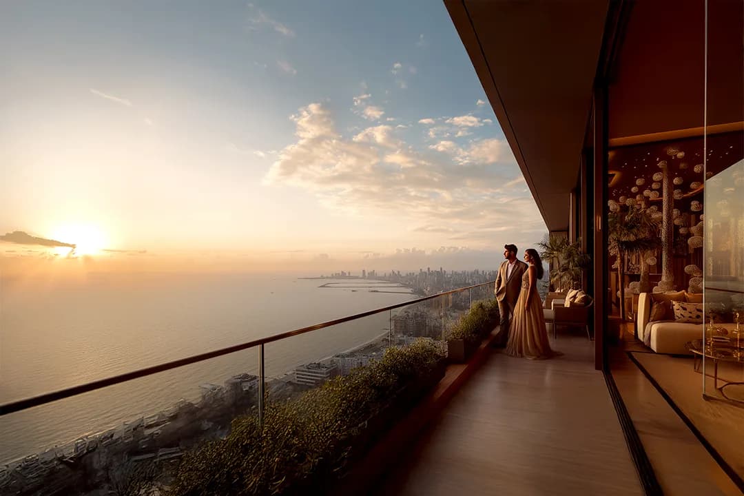 Mumbai coastline view